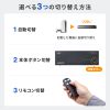 HDMI切替器（4入力1出力・4K/60Hz対応・HDR・HDCP2.3対応・リモコン付き・自動切替・本体ボタン操作・Type-C給電・テレビ・モニター・ゲーム機向け）