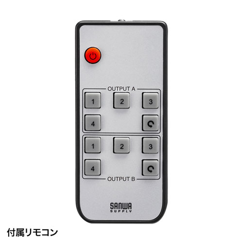 HDMI分配器（切替・4入力・２出力・4K・60Hz・映像・音声・マトリックス・パソコン・ゲーム・HDD）SW-HDR42H サンワサプライ