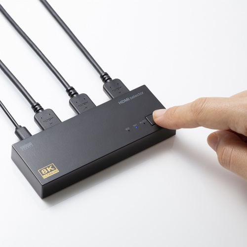 HDMI切替器（8K対応・2入力・1出力・8K/60Hz・4K/120Hz対応