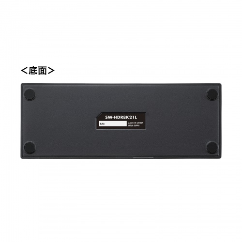 HDMI切替器（8K対応・2入力・1出力・8K/60Hz・4K/120Hz対応・自動切替・手動切替・HDMIセレクター） SW-HDR8K21L サンワサプライ
