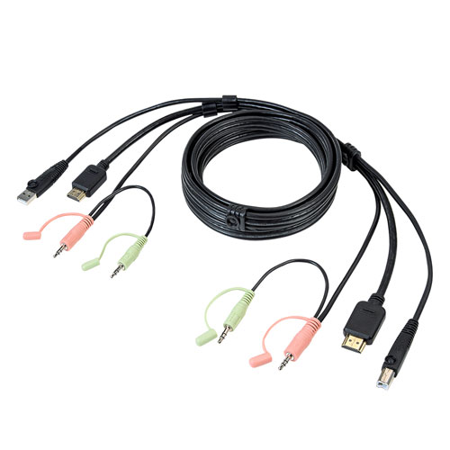パソコン自動切替器用ケーブル（PC切替器・KVM・切替器）SW-KHU180 サンワサプライ