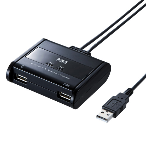 パソコン切替器（キーボード・マウス用・2：1・USB） SW-KM2UU サンワサプライ