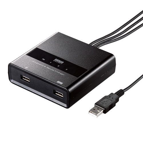 パソコン切替器（キーボード・マウス用・3：1・USB接続） SW-KM3UU サンワサプライ