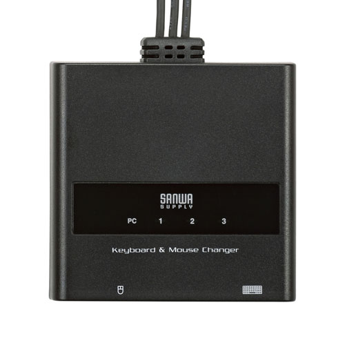 パソコン切替器（キーボード・マウス用・3：1・USB接続） SW-KM3UU サンワサプライ