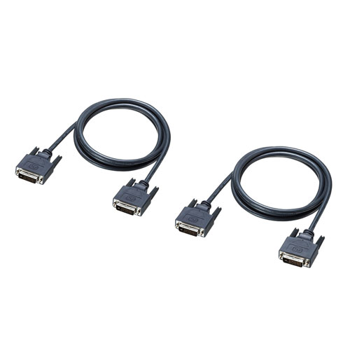 パソコン自動切替器（DVI対応 ・2：1・フルHD・デュアルモニター）