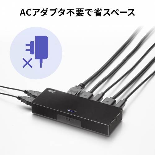 パソコン自動切替器（DisplayPort対応・2:1・4K/60Hz・エミュレーション非搭載・マウス・キーボード）