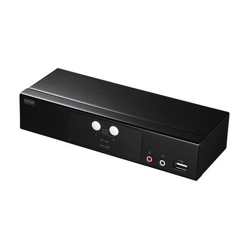 【訳あり 新品】パソコン自動切替器(HDMIディスプレイ対応・2:1)