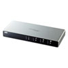 【訳あり 新品】パソコン自動切替器（4:1・VGA・USB対応・コンパクト・切り替えロック付き）