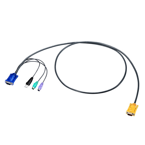 パソコン切替器(自動・4:1・PS/2対応・USB対応) SW-KVM4UP サンワサプライ