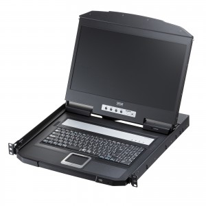 コンソールドロワー｜KVM・ラックマウント型・1U・18.5インチ・USB/HDMI対応