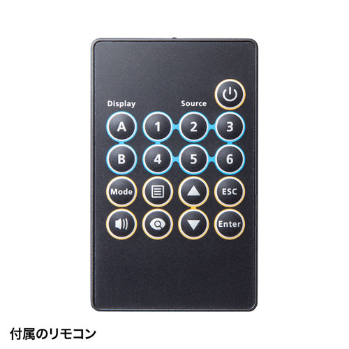 HDMI切替器（6入力・2出力・4K・30Hz・高画質・VGA・映像・音声・マトリックス・パソコン・ゲーム・HDD）SW-UHD62MLT サンワサプライ