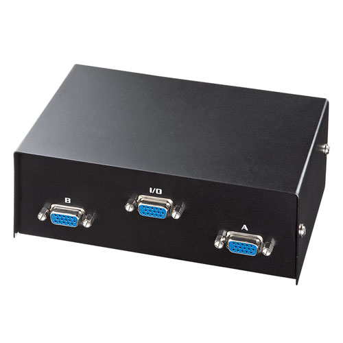 ディスプレイ切替器（ストレート全結線・全回路切替・電源不要・2回路） SWW-21VLN サンワサプライ