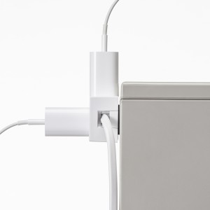 電源タップ（2Pプラグ・10個口・強力ネオジムマグネット・シャッター付き・ACアダプタ対応・1m）