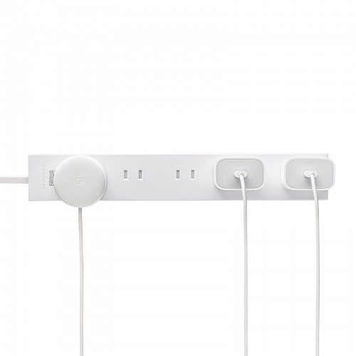 電源タップ（2Pプラグ・10個口・強力ネオジムマグネット・シャッター付き・ACアダプタ対応・2m）