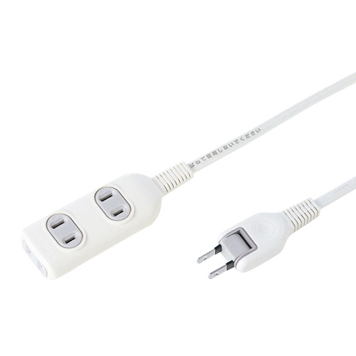 電源タップ（2P・3個口・1m・トラッキング対策） TAP-3W1N サンワサプライ