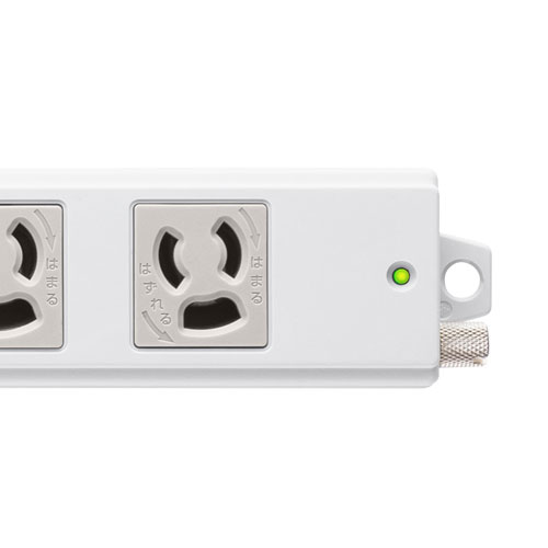 電源タップ(延長コード・5m・3P・4個口・マグネット・抜け止め・おすすめ・おしゃれ・ホワイト)  TAP-5431MGN2-5 サンワサプライ