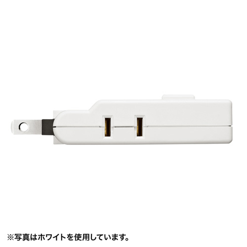 スイングミニタップ（2P・4個口・ブラック）