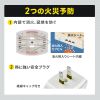 電源タップ（トリプルタップ・3個口・ホワイト・火災予防・消火シート内蔵・絶縁キャップ付きプラグ）