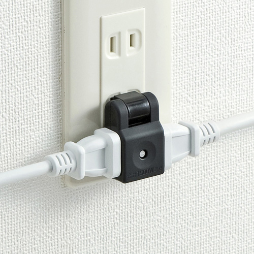 スイングミニタップ（2P・2個口・ブラック）