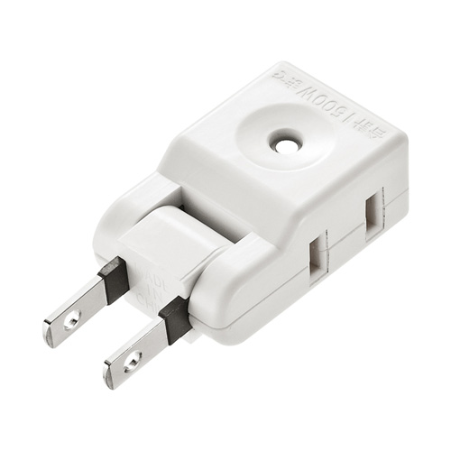 スイングミニタップ（2P・2個口・ホワイト）