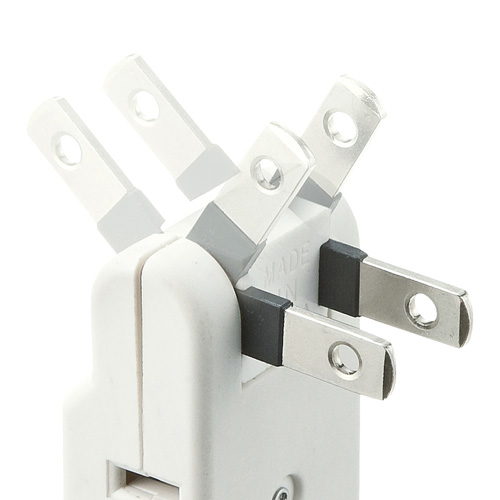 スイングミニタップ（2P・3個口・ホワイト）