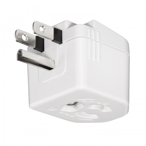 電源アダプター（3P・2P変換・温度ヒューズ内蔵・抜け止め式）