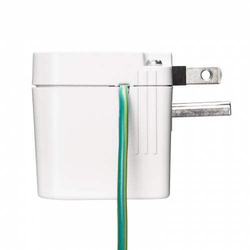 電源アダプター（3P・2P変換・温度ヒューズ・電流ヒューズ内蔵・抜け止め式）