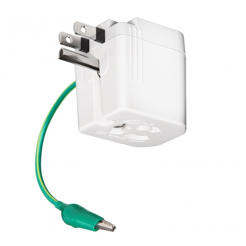 電源アダプター（3P・2P変換・温度ヒューズ・電流ヒューズ内蔵・抜け止め式）