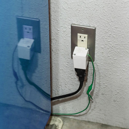 電源アダプター(3P・2P・温度ヒューズ内蔵・抜け止め・ホワイト)