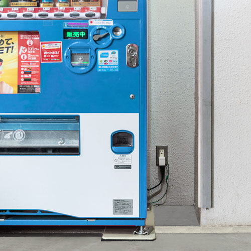 電源アダプター(3P・2P・温度ヒューズ内蔵・抜け止め・ホワイト)