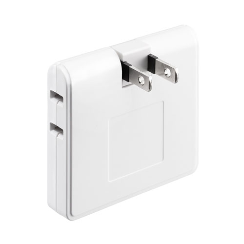 USB充電機能付きタップ Type-C搭載（2P・2個口・雷ガード・Type-Cポート） TAP-B104UC サンワサプライ