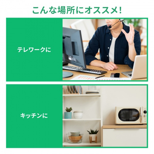 クランプ固定式タップ（Type-C充電ポート付き・2P・4個口・USB Aポート・Type-Cポート・一括集中スイッチ・3ｍ・ホワイト） TAP-B105UC-3W サンワサプライ