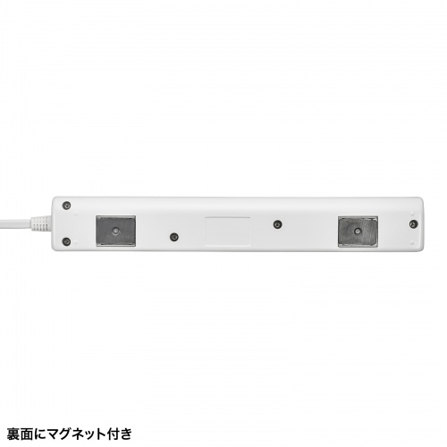 節電タップ（電源タップ・一括集中スイッチ・個別スイッチ・4個口・Type-C・Type-A・PD20W・雷ガード・1m・ホワイト） TAP-B107UC-1W サンワサプライ