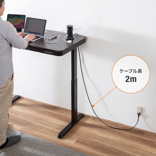 タワー型電源タップ（タワータップ・USB充電対応・PD30W・タイプC搭載・12個口・2m・ブラック）