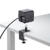 電源タップ（USB充電・AC3個口・USB PD65W対応・USB-A搭載・キューブ型・回転・2m・クランプ固定・ブラック）