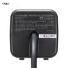 電源タップ（USB充電・AC3個口・USB PD65W対応・USB-A搭載・キューブ型・回転・2m・クランプ固定・ブラック）