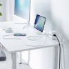 電源タップ（USB充電・AC3個口・USB PD65W対応・USB-A搭載・キューブ型・回転・2m・クランプ固定・ホワイト）