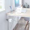 電源タップ（USB充電・AC3個口・USB PD65W対応・USB-A搭載・キューブ型・回転・2m・クランプ固定・ホワイト）