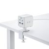 電源タップ（USB充電・AC3個口・USB PD65W対応・USB-A搭載・キューブ型・回転・2m・クランプ固定・ホワイト）