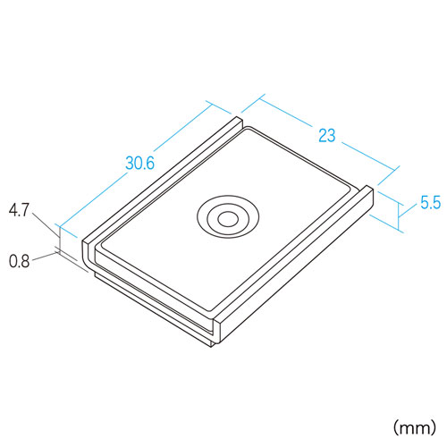マグネットセット（両面テープつき・2個セット・タップ取り付け）
