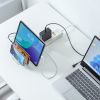 スマホスタンド付きタップ（2P・5個口・3m・USBポート・ホワイト）