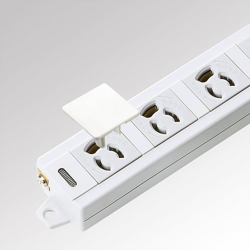 コンセントキャップ （3P用・100個・ホワイト） TAP-CAP3P100L サンワサプライ