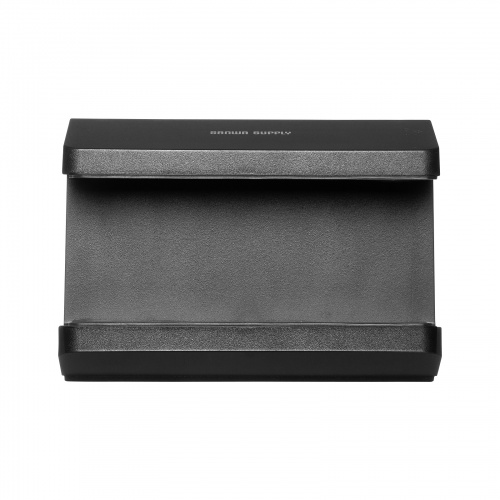 電源タップホルダー（クランプ式・支柱取付・ポール取付・整理整頓・配線整理・ブラック）