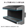 電源タップホルダー（クランプ式・支柱取付・ポール取付・整理整頓・配線整理・ブラック）