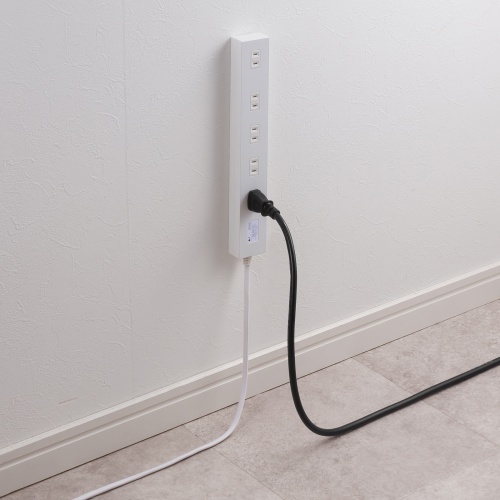 延長コード（電源タップ・電源延長コード・コンセント・ブラック・10m） TAP-EX22-10BK サンワサプライ