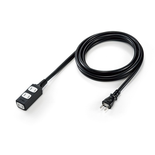 延長コード（3m・3個口・おすすめ・便利・黒） TAP-EX34-3BKN サンワサプライ