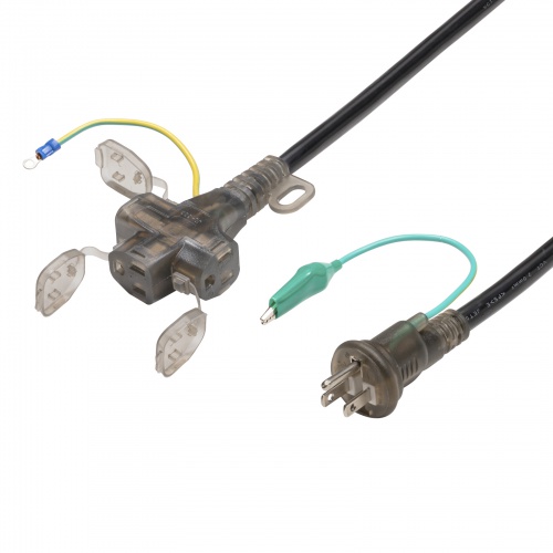 電源延長コード（10m・3P/2P両対応・3個口・防塵キャップ・防雨型プラグ・アースピン折りたたみプラグ採用）