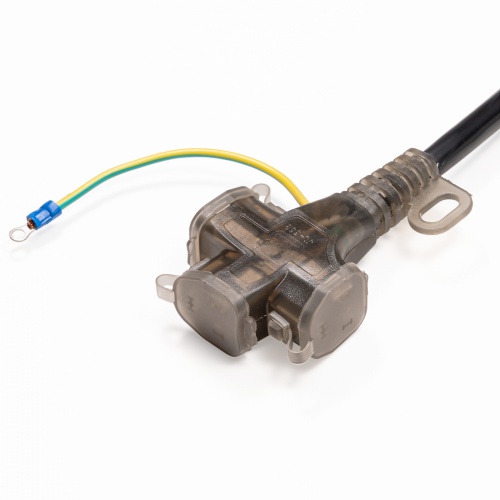 電源延長コード（3m・3P/2P両対応・3個口・防塵キャップ・防雨型プラグ・アースピン折りたたみプラグ採用）