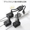 延長コード（３個口・3分岐・おすすめ・便利・黒） TAP-EX3BKN サンワサプライ