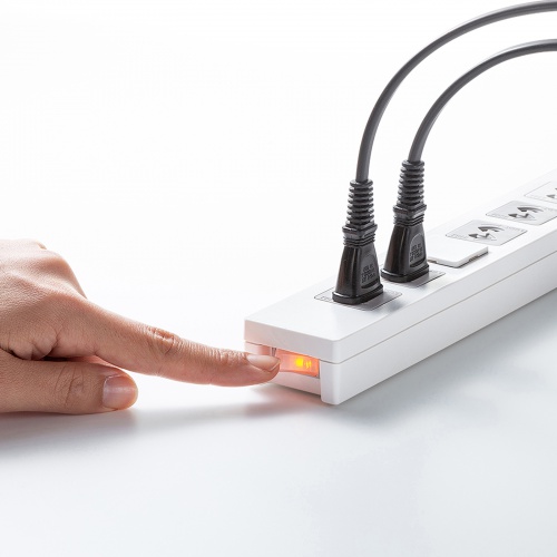 電源タップ（2P・7個口・2m・一括集中スイッチ・マグネット付） TAP